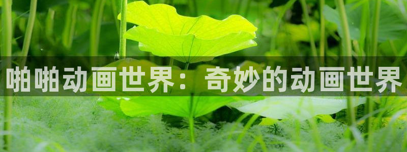 樱花动漫软件下载o：啪啪动画世界：奇妙的动画世界